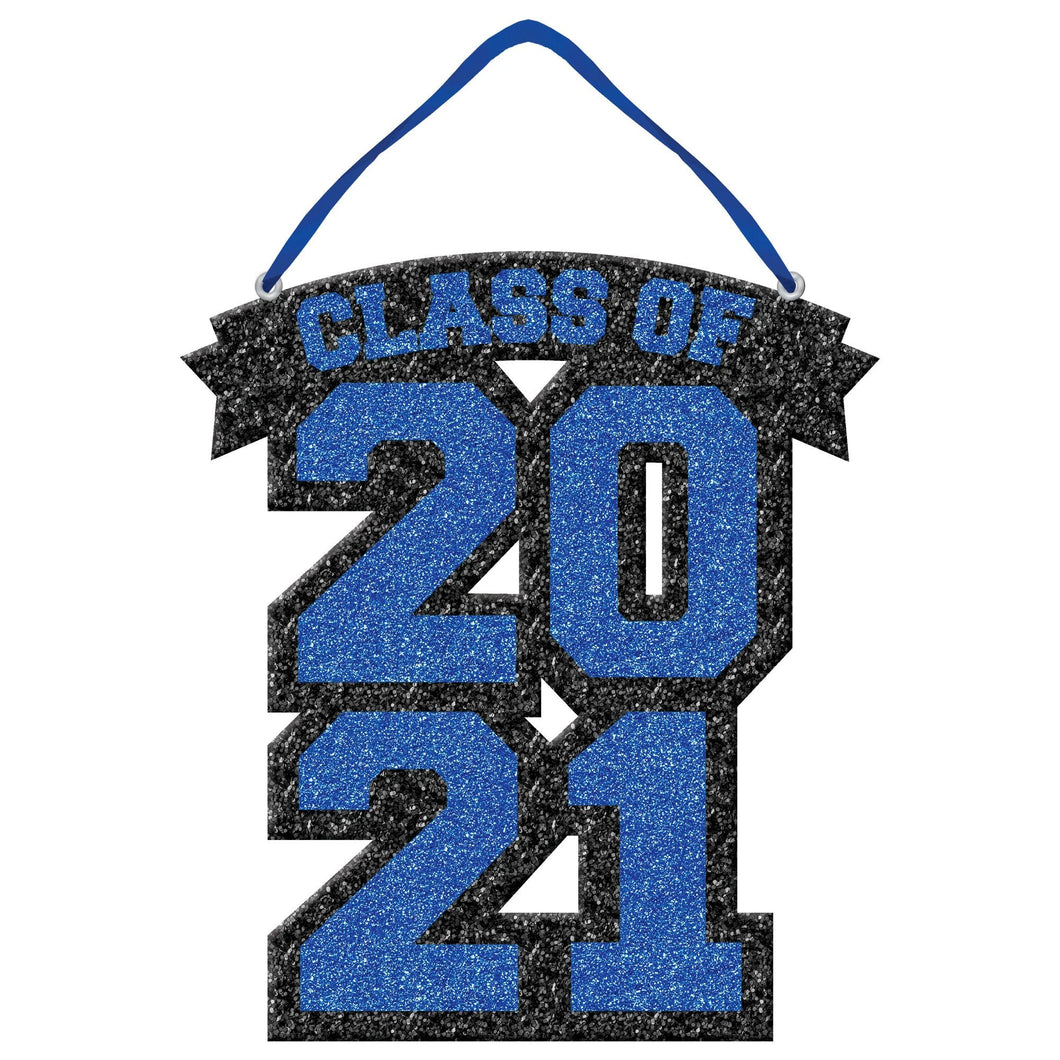 Class of 2021 Glitter Foam Sign
