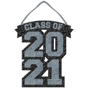 Class of 2021 Glitter Foam Sign