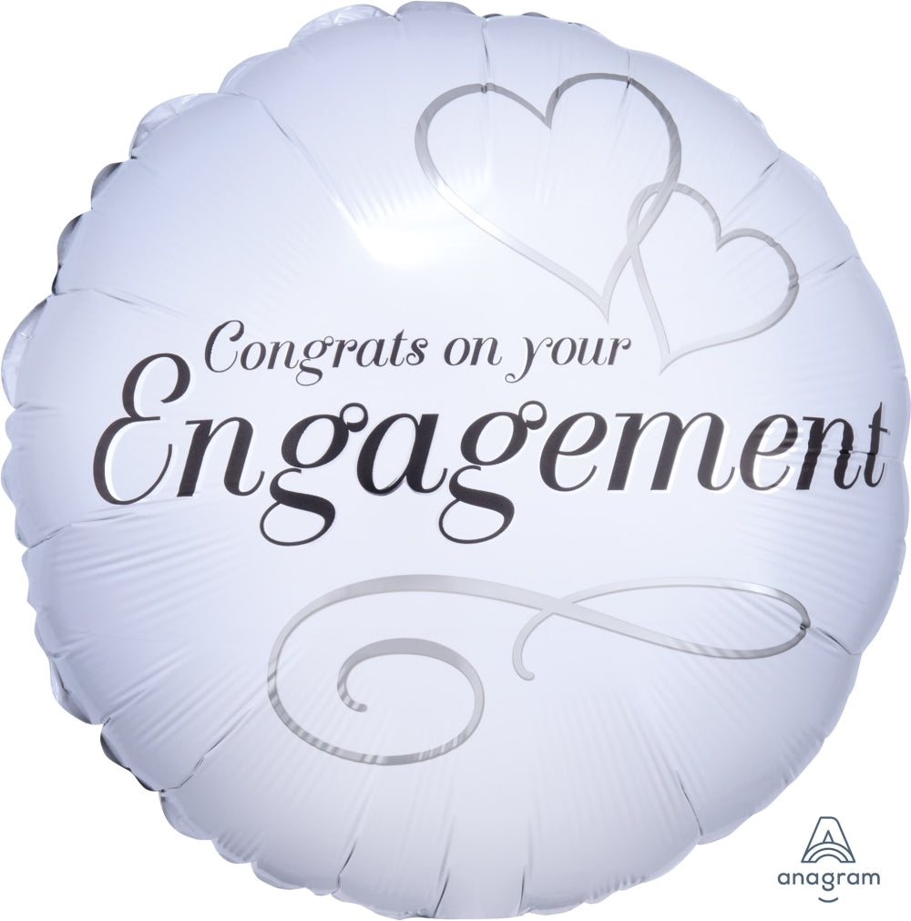 18" Engagement Congratulations Balloon