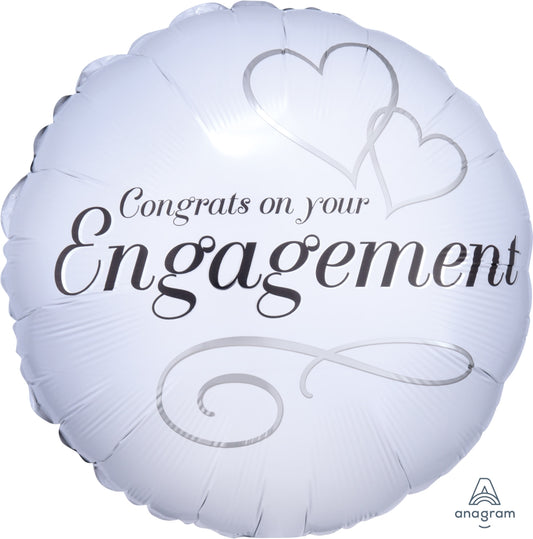 18" Engagement Congratulations Balloon