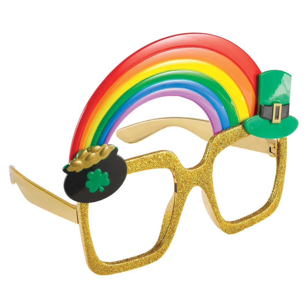 St. Patrick's Day Rainbow Glasses