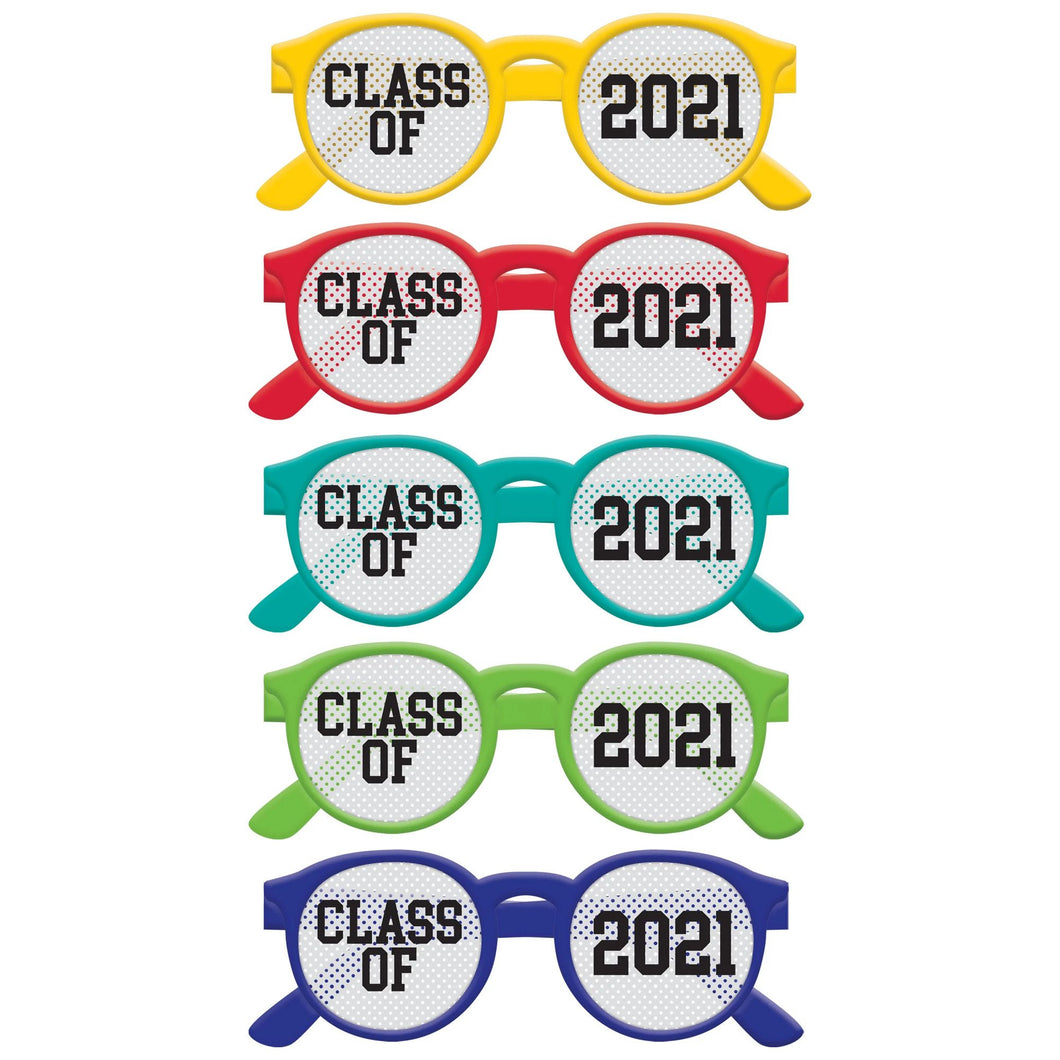 Class of 2021 Multi Pack Glasses - Multicolor