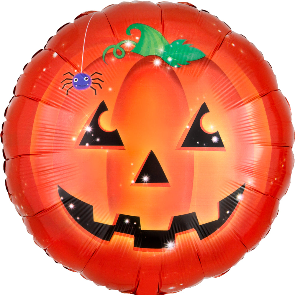 18" Playful Pumpkin Mylar