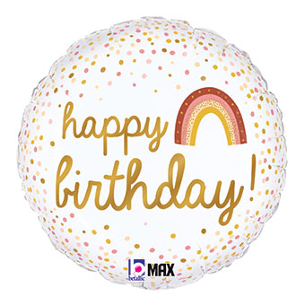 18" Rainbow HBD Mylar