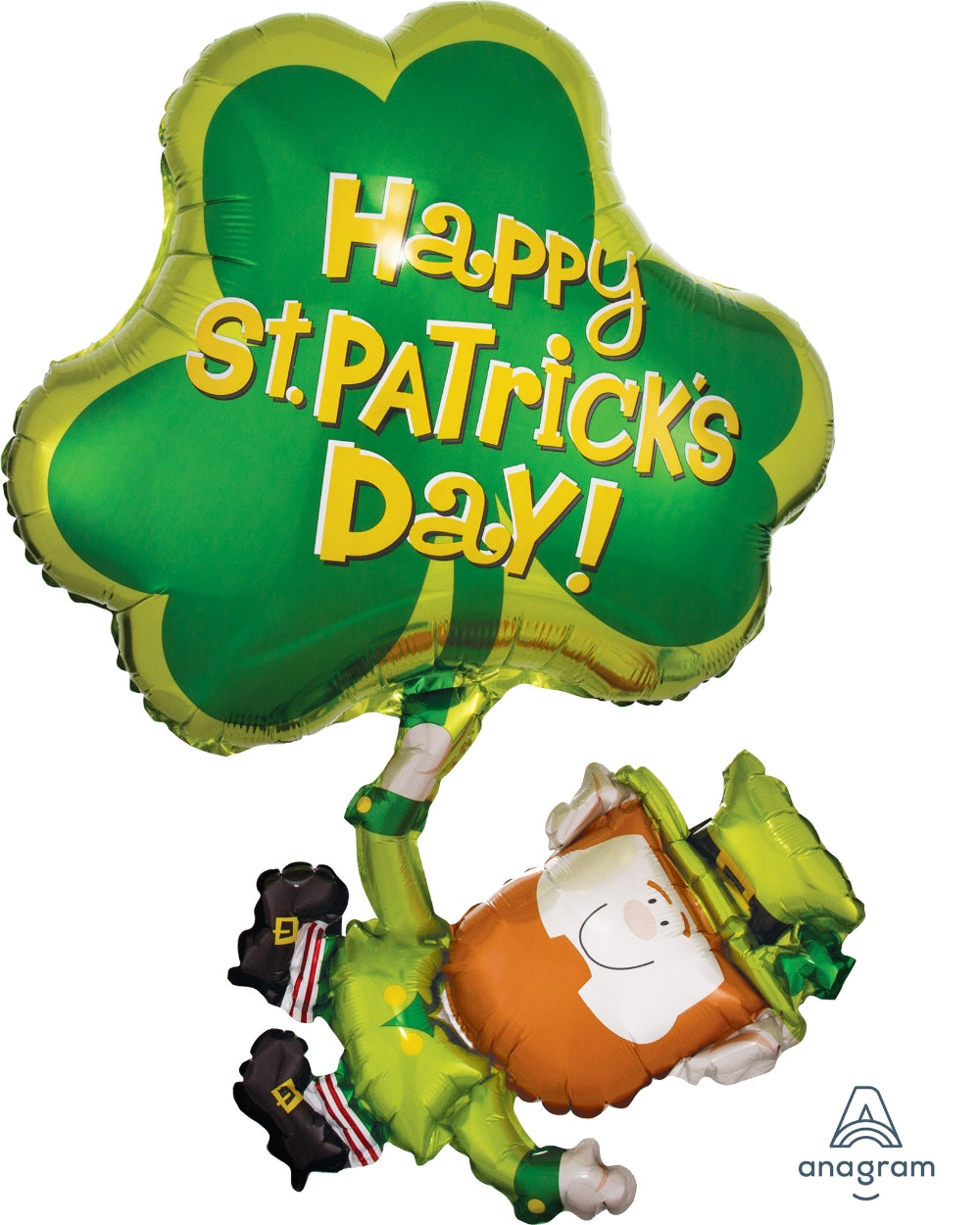 Supershape St. Patty's Leprechaun Balloon