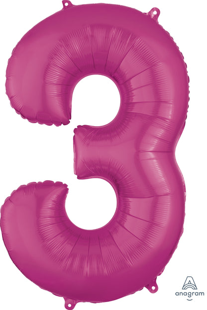 HOT PINK Supershape Numbers