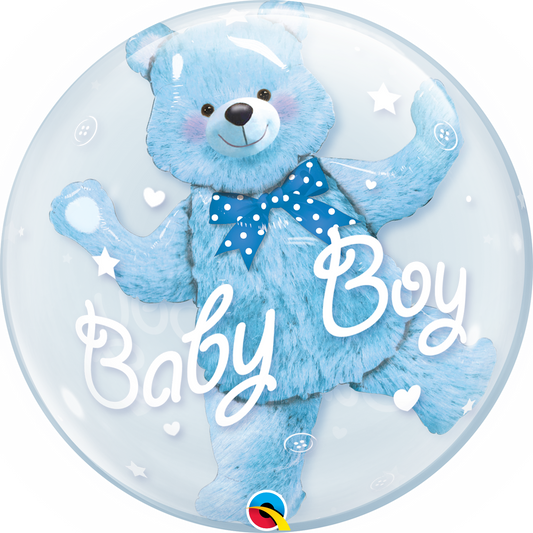 Double Bubble Balloon: Baby Blue Bear