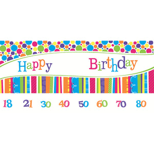 Bright and Bold Giant Party Banner