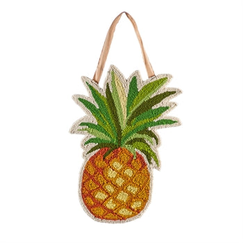Pineapple Hooked Door Décor