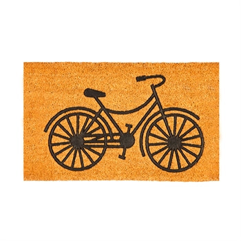 Bicycle Rubber Inset Coir Mat