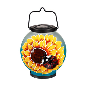Solar Circle Ombre Lantern - Lady Bug