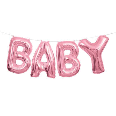 Air-Filled Banner: "Baby" Pink