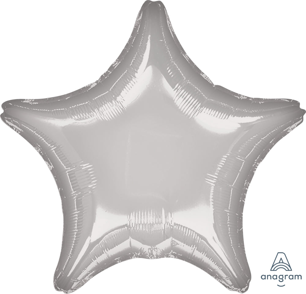 18" Silver Star Balloon