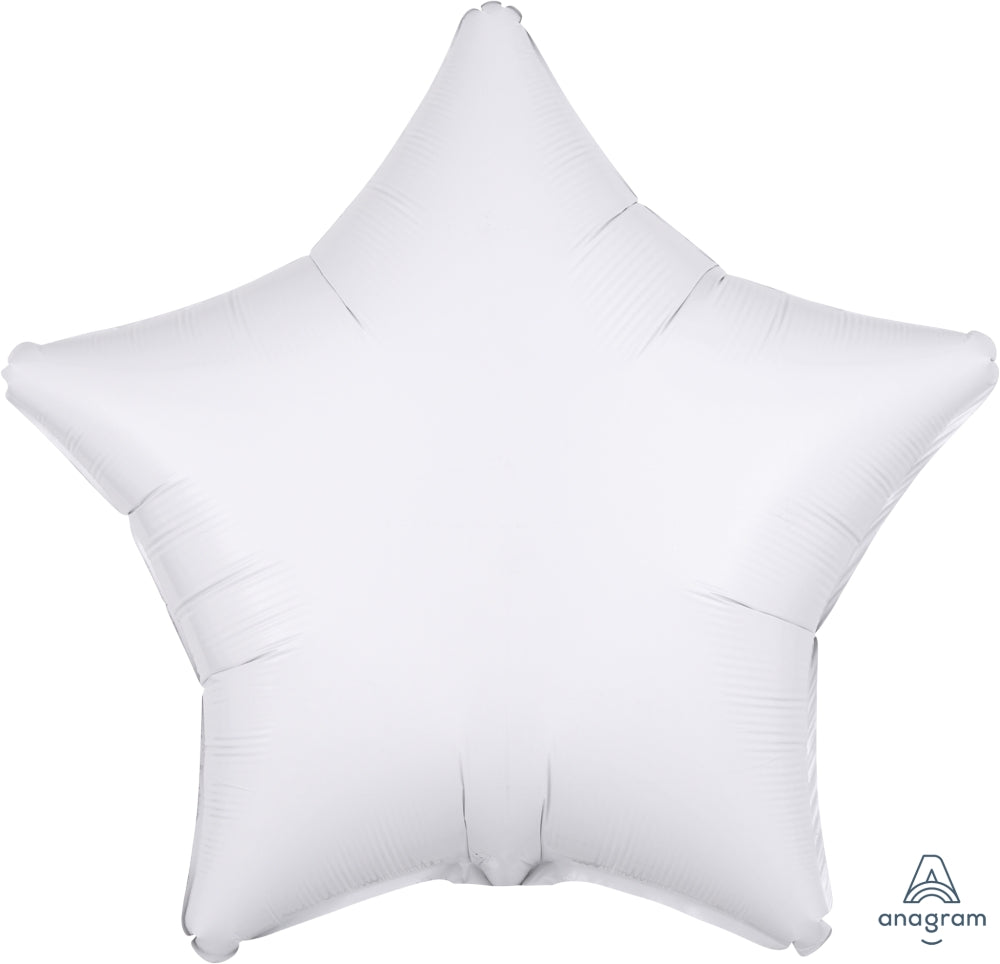 18" White Star Balloon