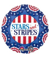 18" Stars and Stripes Balloon