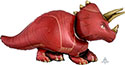 LRG SHP DINOSAUR TRICERATOPS 42"