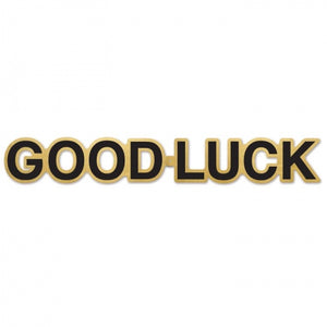 "Good Luck" Gold Streamer