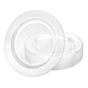 6.25" Clear Plastic Plates