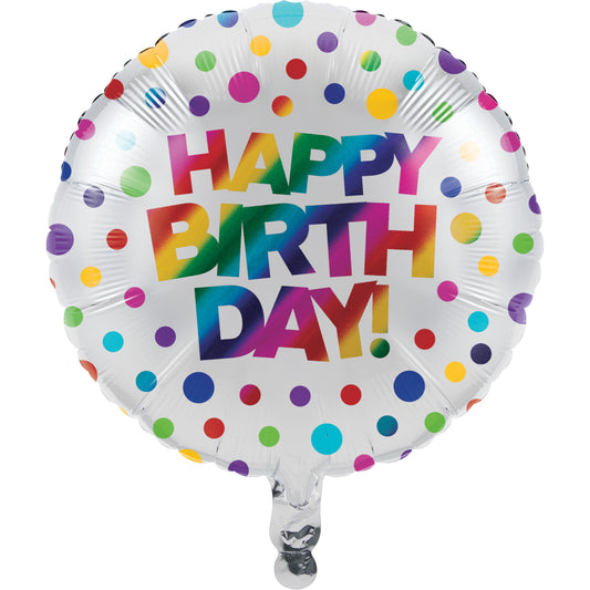 Rainbow Foil Mylar Balloon