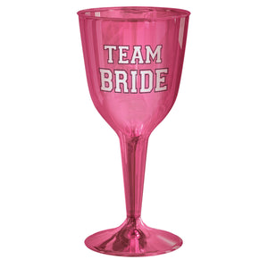 Team Bride Wine Glasses