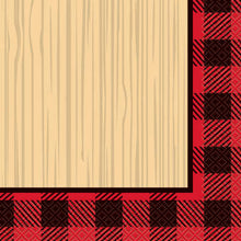 Load image into Gallery viewer, Plaid Lumberjack Paper Goods Pattern
