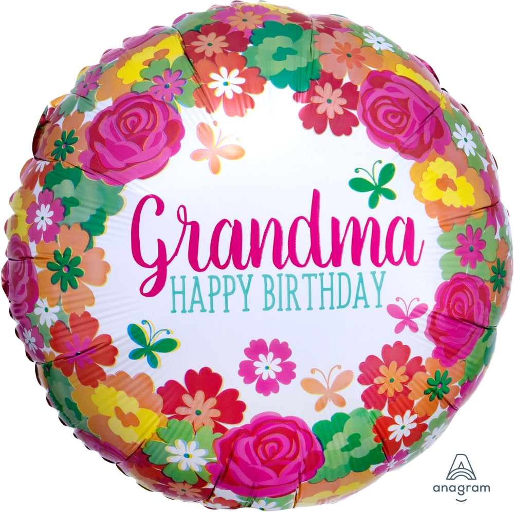 18" Birthday Grandma Balloon