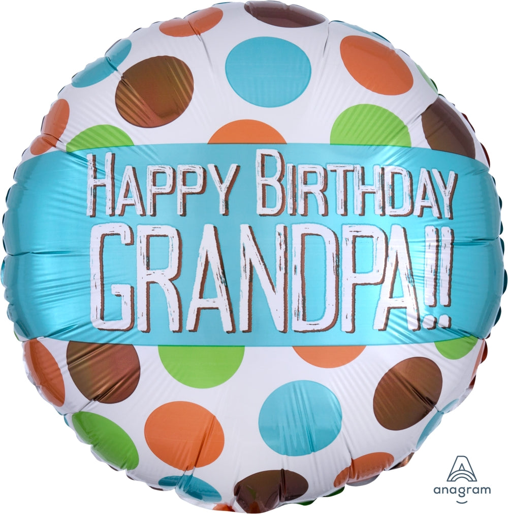 18" Birthday Grandpa Balloon