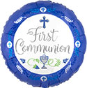 18C FIRST COMMUNION BLUE