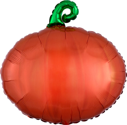 18" Fall Pumpkin Mylar