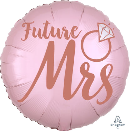 Blush Wedding She Said Yes Balloon