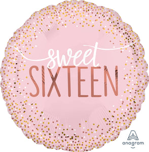 18" Sweet Sixteen Blush Balloon