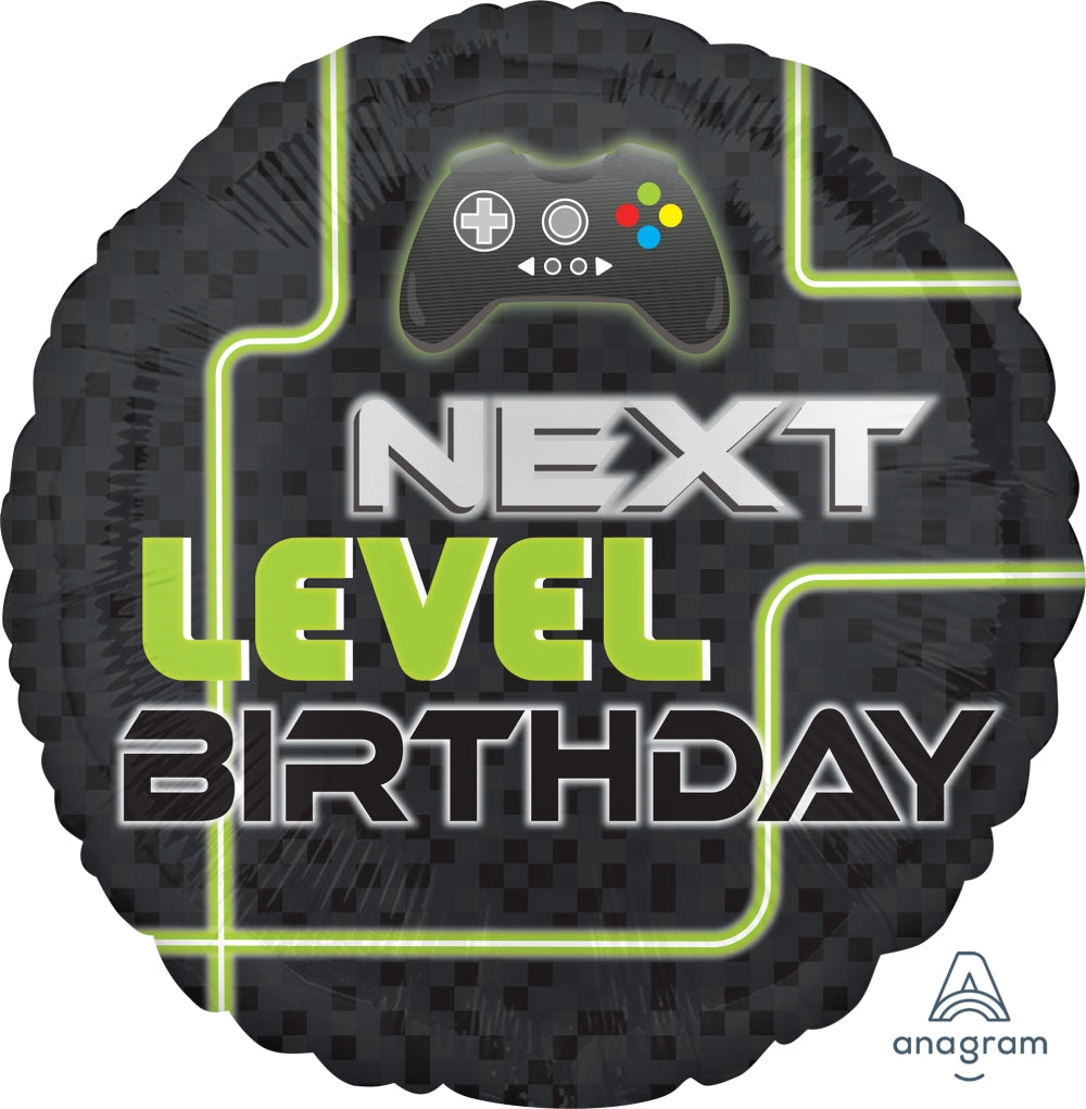 18" Next Level Birthday Balloon