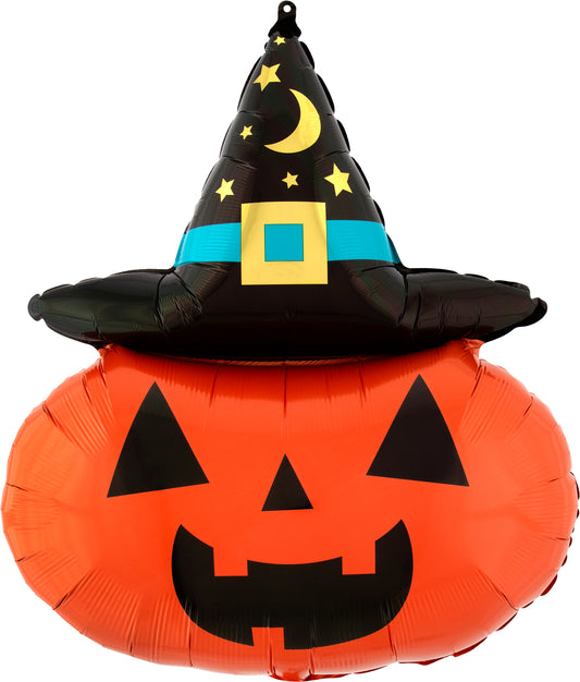 Supershape Witchy Pumpkin Mylar