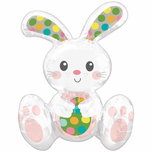 Air-Filled Sitting Easter Bunny Balloon