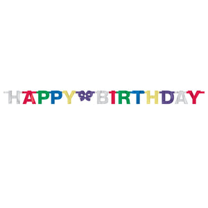 Happy Birthday Letter Banner - Multi
