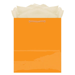 Medium Glossy Bag - Orange