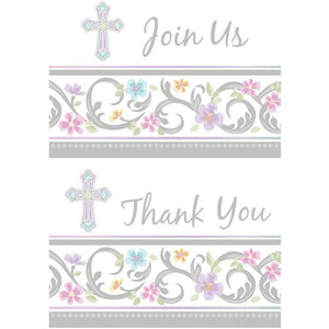 Cross Invitations and Thank You Notes
