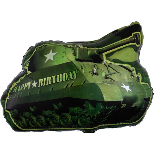 Supershape Happy Birthday Tank Mylar