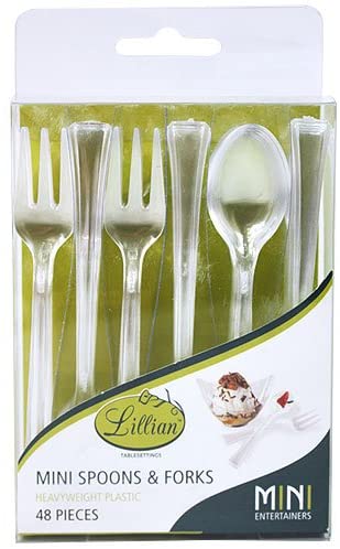 Mini Plastic Spoons and Forks