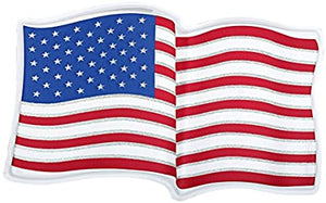American Flag Glitter 3D Sign