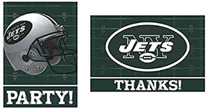 New York Jets Invitations and Thank You Postcards