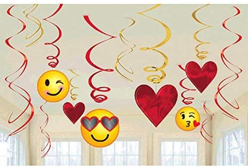 Emoji Swirl Decorations