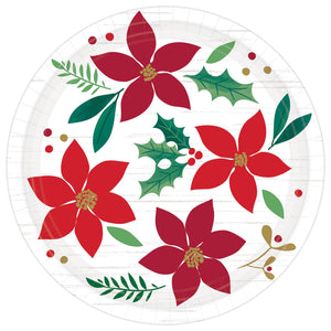 Christmas Wishes Round Plates, 7"