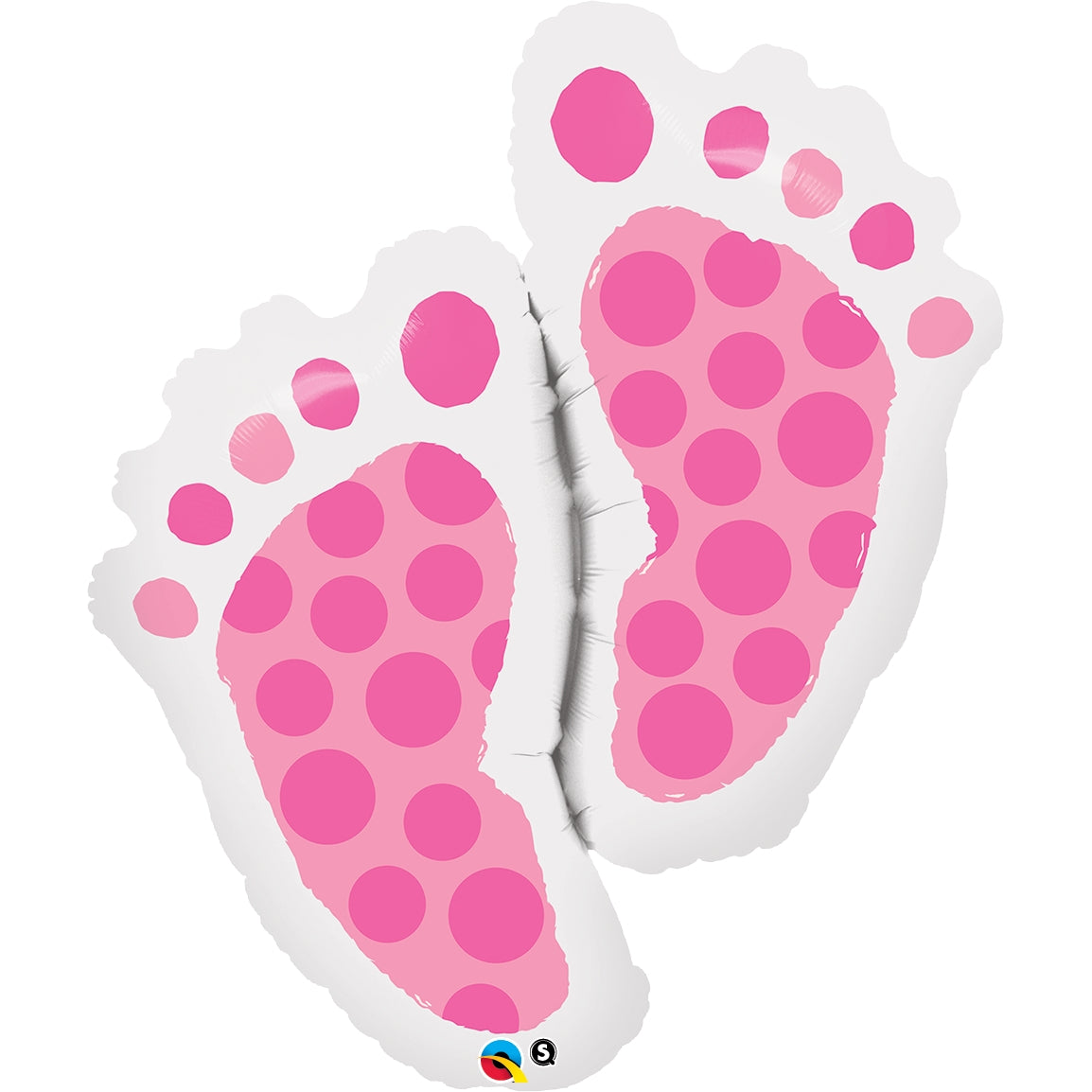 Supershape Pink Baby Feet Balloon