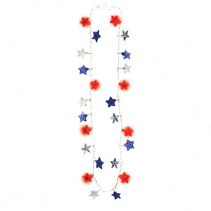 Patriotic Star Light Up Necklace