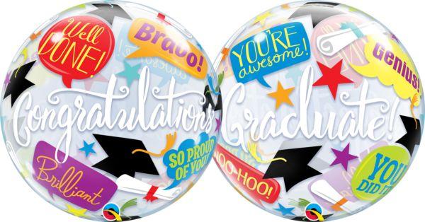 Graduation Accolades Bubble Balloon