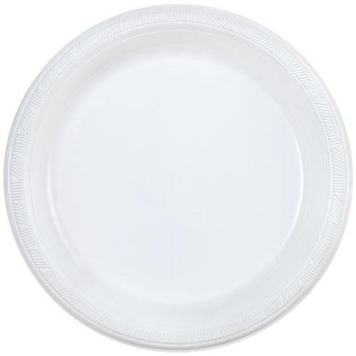 10” White Plastic Plates