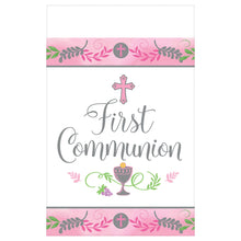 Load image into Gallery viewer, Pink First Communion Tableware Pattern
