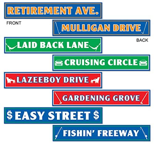 Retirement Street Signs