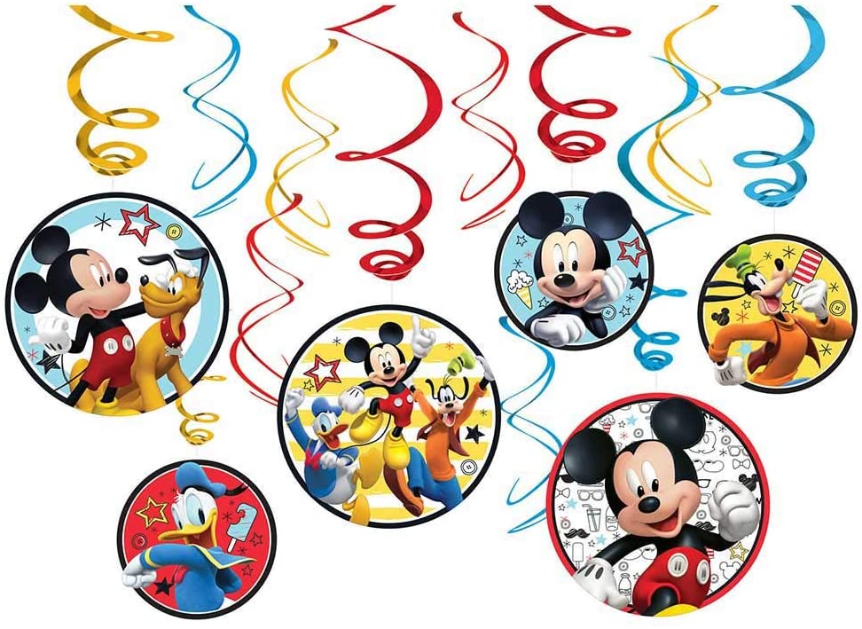 Mickey Mouse and the Roadster Racers Swirl Decorations